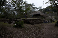 Edifice XV at Bonampak's Grand Plaza - bonampak mayan ruins,bonampak mayan temple,mayan temple pictures,mayan ruins photos
